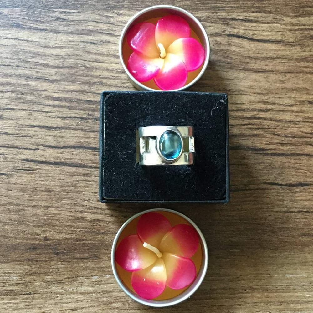 Topaz & Silver Band